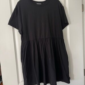 Tomboy Butterfly Jordan Babydoll Black Dress